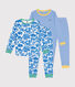 Lot de 2 pyjamas en coton enfant