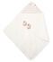 Coffret carré de bain et chaussons bébé en BE et côte blanc MARSHMALLOW/rose GRETEL/ MULTICO
