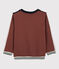 Sweatshirt en molleton enfant garçon orange MADRAS
