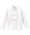 Manteau fille en tubique matelassé blanc MARSHMALLOW
