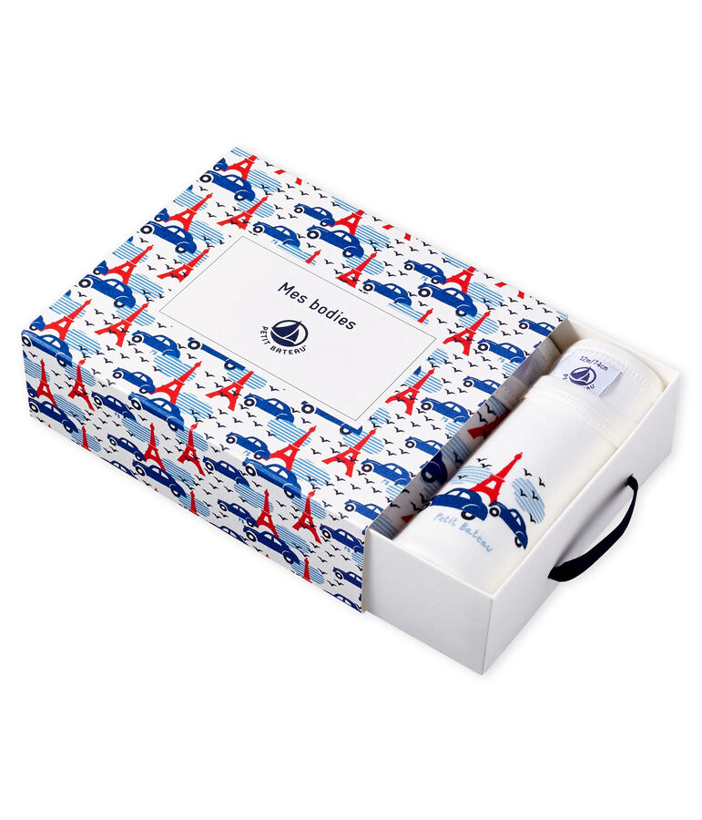 Trio de bodies manches courtes b&eacute;b&eacute; gar&ccedil;on multicouleur