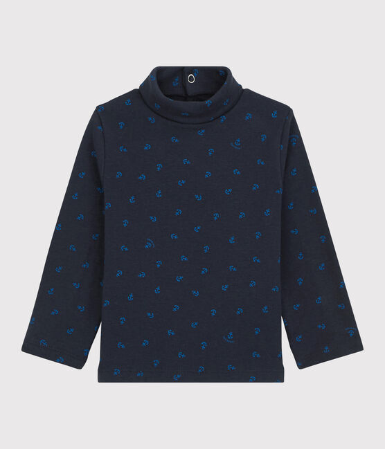 Sous pull en coton bébé bleu SMOKING/ RUISSEAU