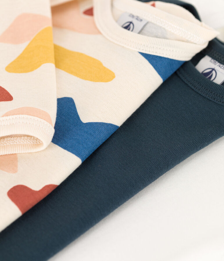 Lot de 3 bodies manches longues b&eacute;b&eacute; en coton variante 1