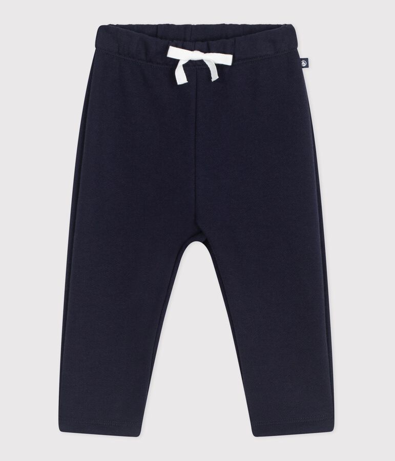 Pantalon de jogging b&eacute;b&eacute; en coton uni bleu SOIR