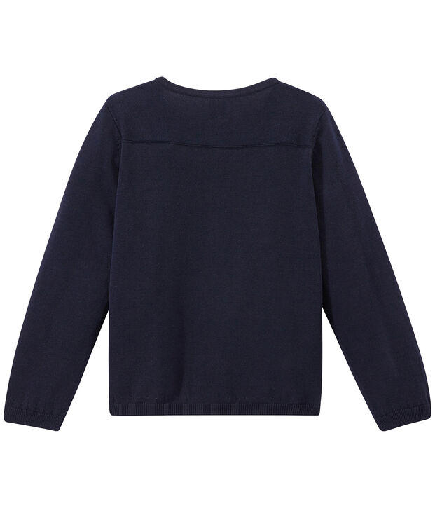 Cardigan fille bleu