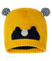 Bonnet bébé garçon doublé polaire jaune BOUDOR