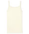 Chemise à bretelles petite fille en coton laine soie blanc MARSHMALLOW