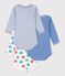 Lot de bodies manches longues en coton imprim&eacute; &eacute;toiles b&eacute;b&eacute; multicouleur