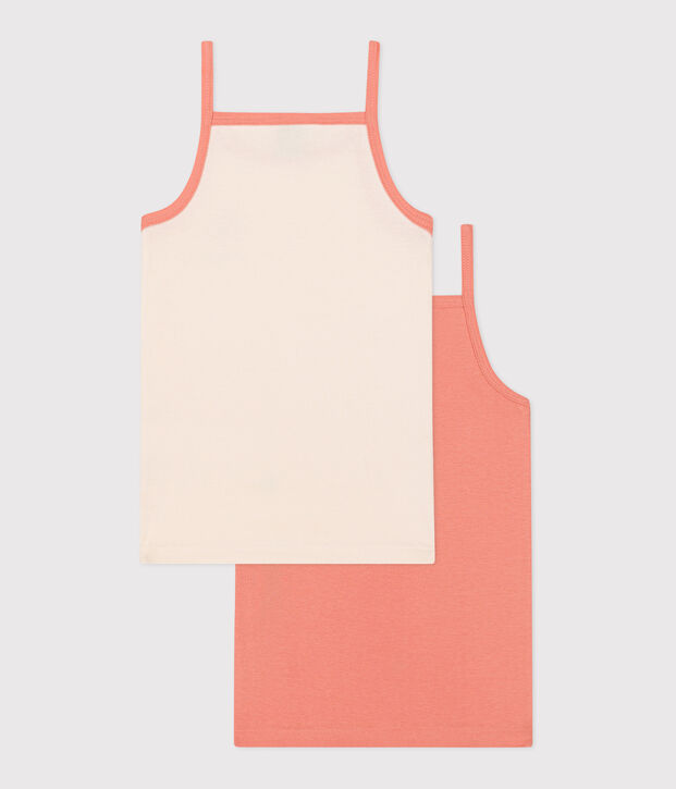 Lot de 2 d&eacute;bardeurs enfant en coton multicouleur