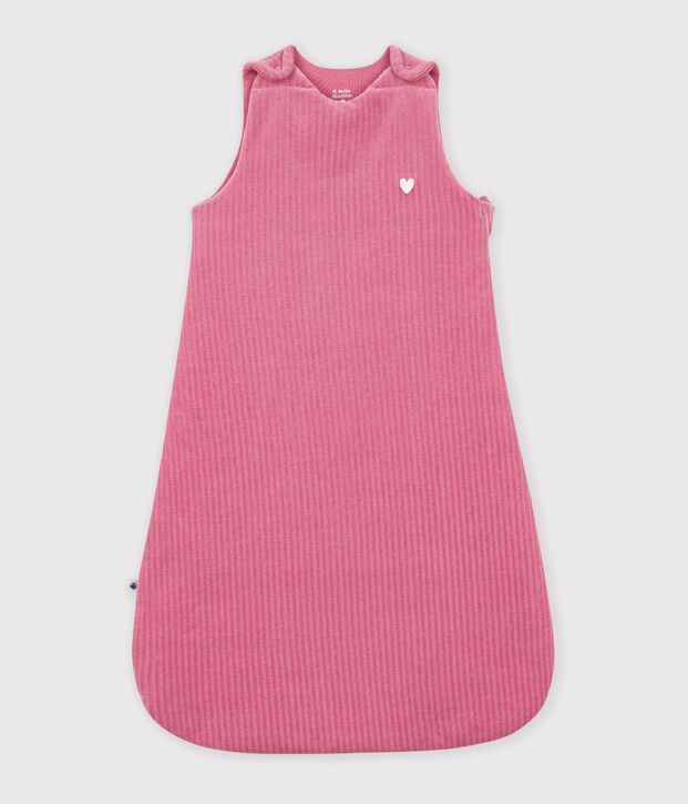 Gigoteuse b&eacute;b&eacute; en velours uni TOG 3 rose
