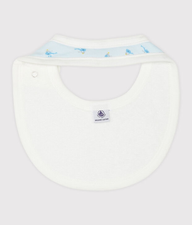 Bavoir b&eacute;b&eacute; en c&ocirc;te bleu/multicouleur
