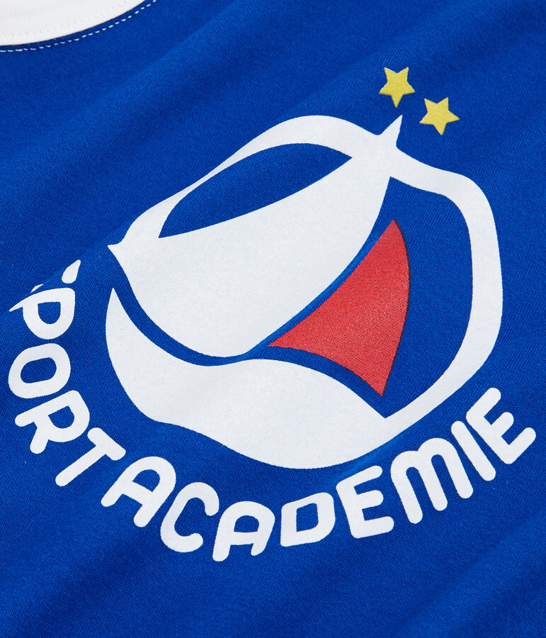 Debardeur enfant garcon bleu/rouge