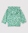 Coupe-vent en maille enduite bébé garçon blanc MARSHMALLOW/vert GAZON/ MULTICO