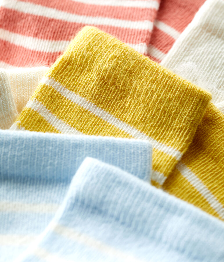 Lot de 5 paires de chaussettes b&eacute;b&eacute; multicouleur