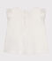 Blouse sans manche en coton bébé blanc MARSHMALLOW
