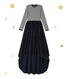 Robe fille manches longues effet 2 en 1 Petit bateau x Marie-Agnès Gillot