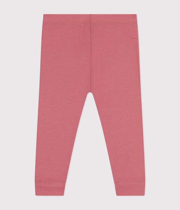 Legging en coton b&eacute;b&eacute; rose