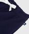 Pantalon de jogging b&eacute;b&eacute; en coton uni bleu marine