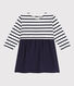 Robe manches longues bébé bimatière