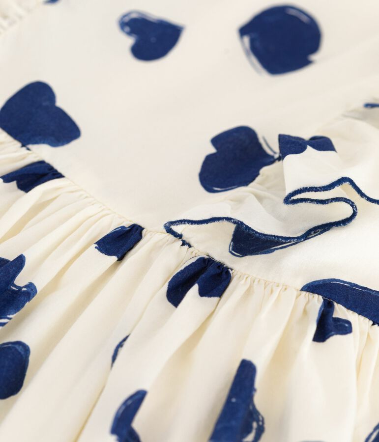 Robe enfant sans manche en coton bleu MILK/ SOIR