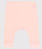 Caleçon bébé en côte 2x2 rose FLEUR