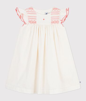 Robe enfant manches courtes en coton