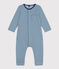 Combinaison longue rayée en coton bébé ENNEIGE/ CHALOUPE:ENNEIGE