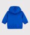 Blouson b&eacute;b&eacute; en PU uni bleu vif