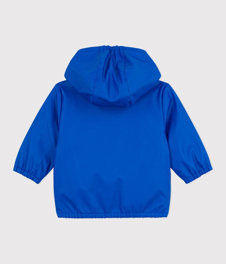 Blouson b&eacute;b&eacute; en PU uni bleu PERSE