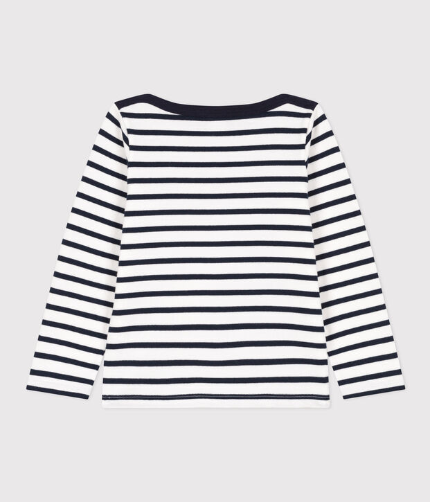 Marini&egrave;re en coton enfant fille / gar&ccedil;on blanc/bleu