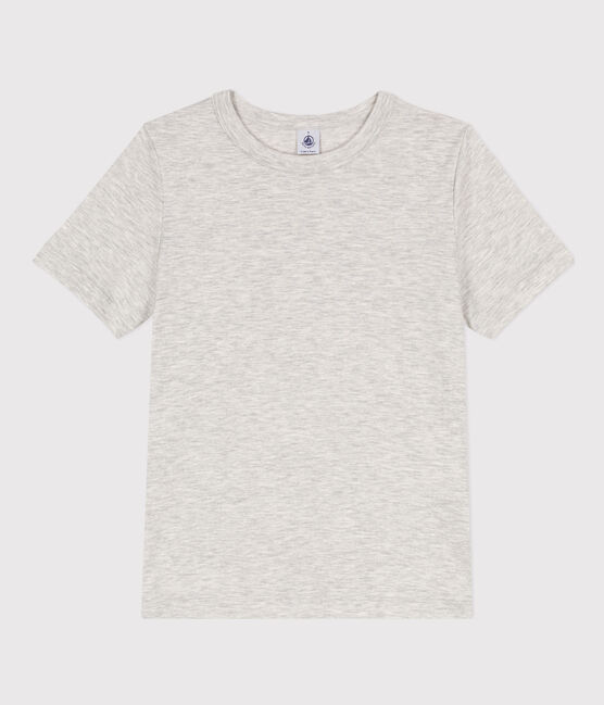 Tee-shirt L'ICONIQUE chaud Femme gris BELUGA CHINE