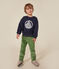 Sweatshirt en molleton enfant  fille / garçon bleu SMOKING