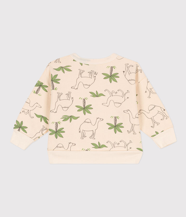 Sweatshirt b&eacute;b&eacute; en molleton imprim&eacute; blanc AVALANCHE/ MULTICO