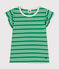 Tee-shirt rayé en jersey léger enfant fille PRADO/ AVALANCHE