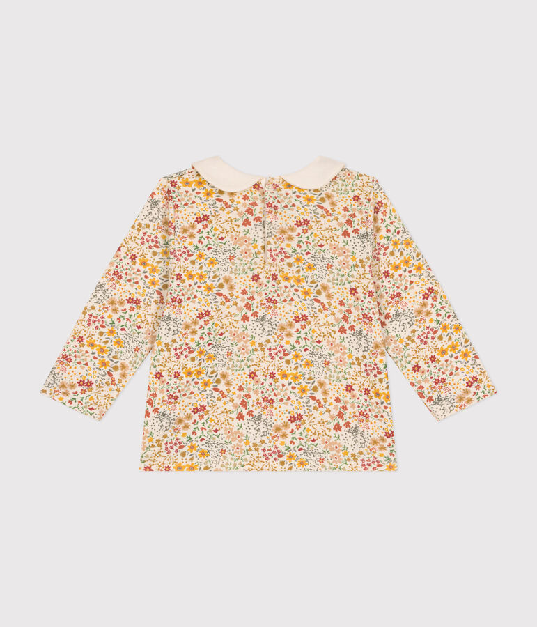 Blouse avec col en coton b&eacute;b&eacute; blanc AVALANCHE/ MULTICO