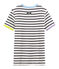 Tee shirt iconique femme blanc/bleu
