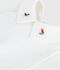 Body b&eacute;b&eacute; en coton &agrave; col brod&eacute;, uni blanc
