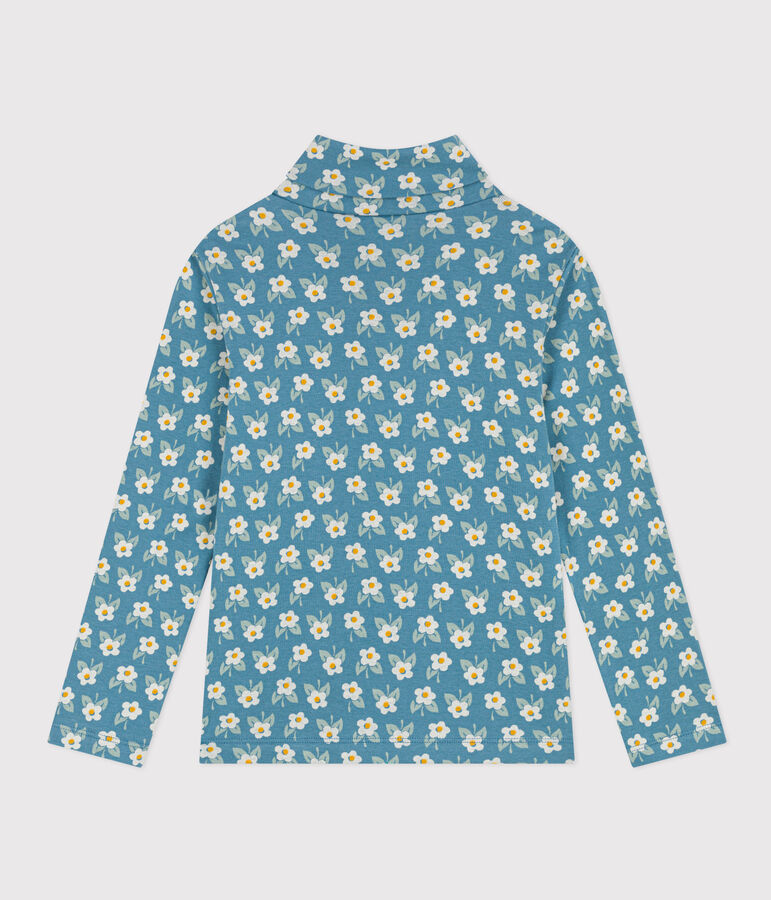 Sous-pull imprim&eacute; fleuri en coton enfant fille POLOCHON/ MULTICO