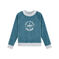 Sweat-shirt enfant fille bleu Mozaik