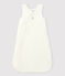 GIGOTEUSE BÉBÉ EN VELOURS DE COTON BIOLOGIQUE TOG 2 blanc MARSHMALLOW