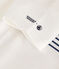 Tee-shirt Monsieur Madame en coton bébé blanc MARSHMALLOW