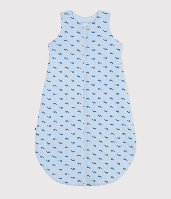 Gigoteuse bébé en coton imprimé baleines TOG 2 bleu TOUDOU/ ALASKA