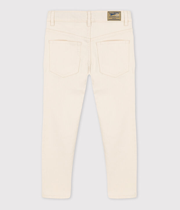 Pantalon en denim enfant gar&ccedil;on &eacute;cru