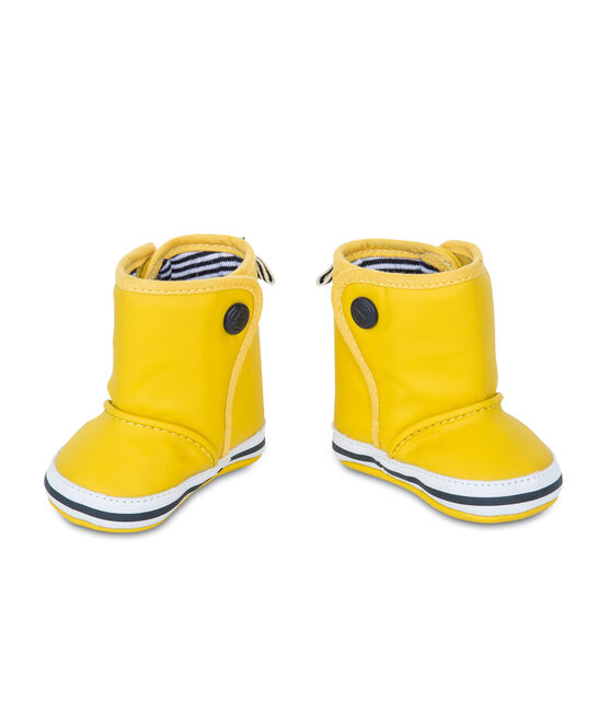Exterieur Cire Jaune Et Interieur En Coton Milleraies Jaune Petit Bateau