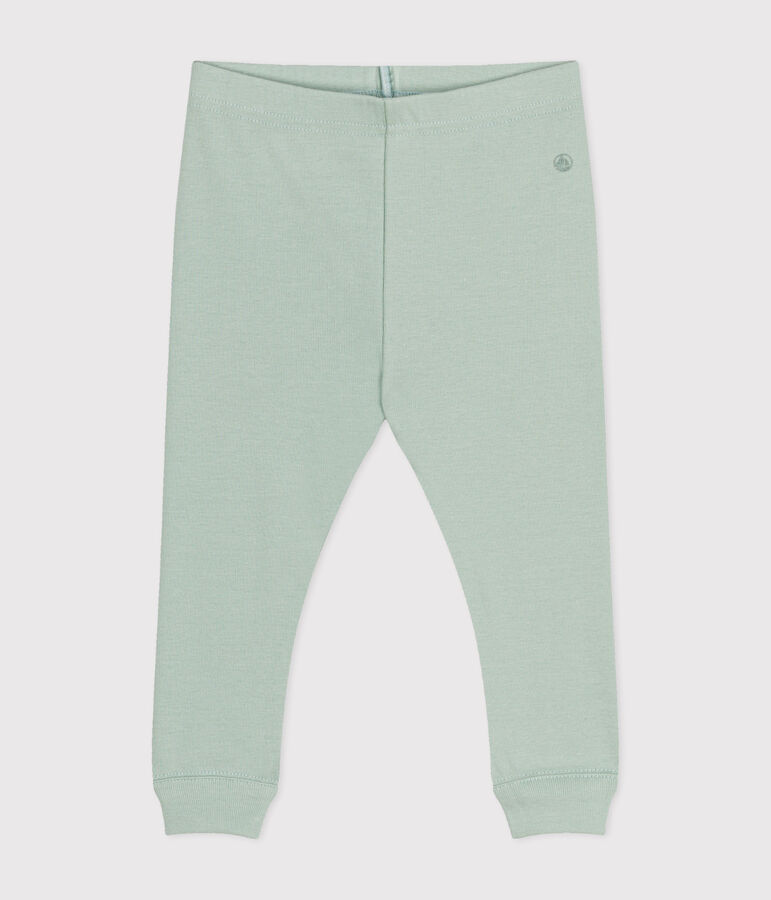 Legging en coton b&eacute;b&eacute; vert HERBIER