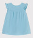 Robe bébé en coton sans manches unie