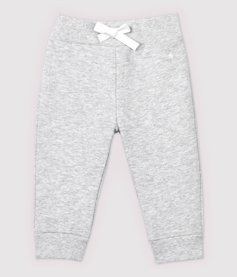 Pantalon en molleton b&eacute;b&eacute; fille/ b&eacute;b&eacute; gar&ccedil;on gris