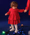 Robe manches longues bébé rouge AURORA