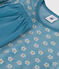 Chemise de nuit fleur petite fille en velours POLOCHON/ MULTICO