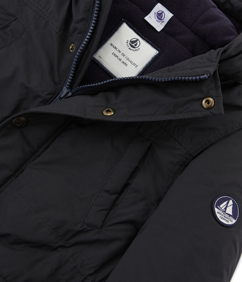 Doudoune duvet et plume enfant gar&ccedil;on gris